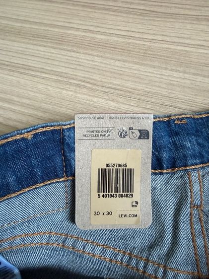 Levi 527 Slim Bootcut W30L30 ของใหม่ ป้ายยังไม่แกะ ไม่เคยซัก  รูปที่ 8