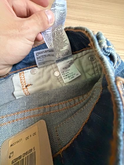 Levi 527 Slim Bootcut W30L30 ของใหม่ ป้ายยังไม่แกะ ไม่เคยซัก  รูปที่ 5