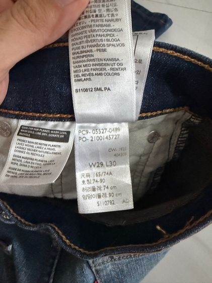 Levi 527 Slim Bootcut W29L30 สภาพใหม่มาก ซัก1 ครั้ง รูปที่ 6