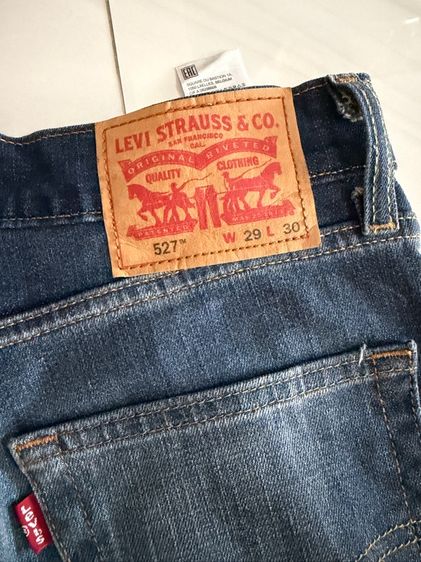 Levi 527 Slim Bootcut W29L30 สภาพใหม่มาก ซัก1 ครั้ง รูปที่ 7