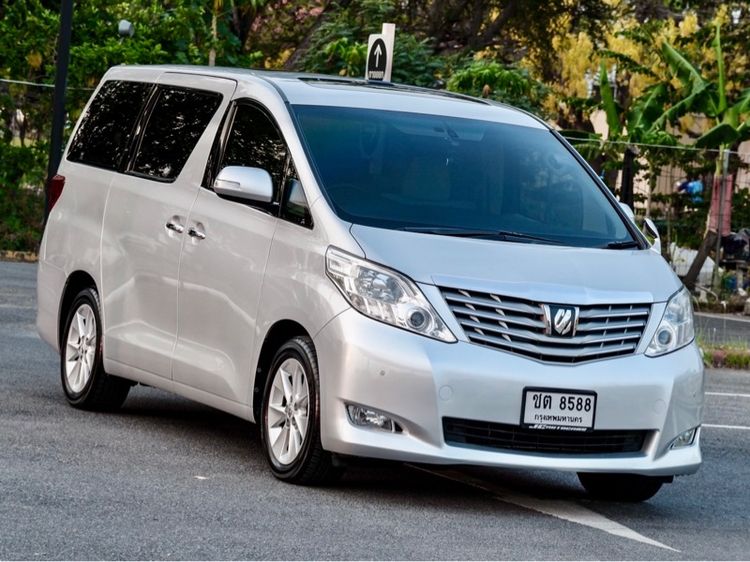 รถ Toyota Alphard 2.4 V สี บรอนซ์เงิน