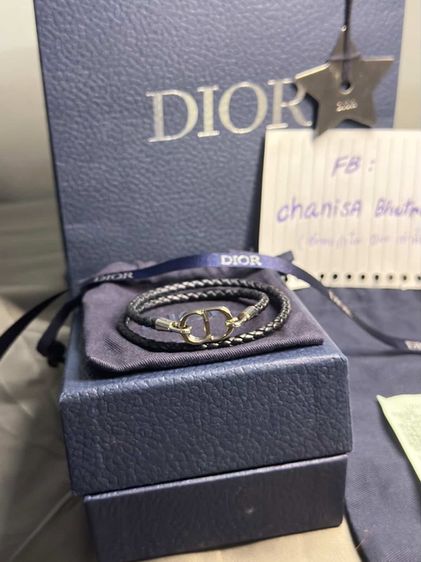 สร้อยข้อมือคู่สายหนังถักแต่ง CD Icon รูปที่ 4