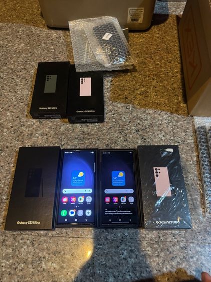 ขายSamsungS23UltraสีหายากLavenderและPhontom Black 256กิ๊กสูนTrueสภาพไร้รอยตกจอขาวจั๊วใช้งานดีถูกๆ รูปที่ 7