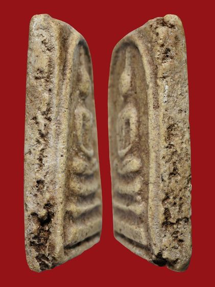 พระสมเด็จวัดระฆัง พิมพ์เจดีย์ เนื้อเก่าจัดจ้าน มีมวลสาร รูปที่ 6