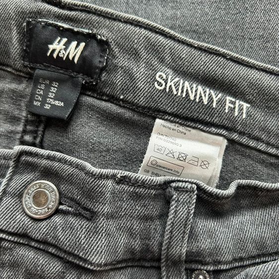 👖★กางเกงยีนส์ HM★ Skinny Fit ของแท้ ( Size32 ) รูปที่ 6