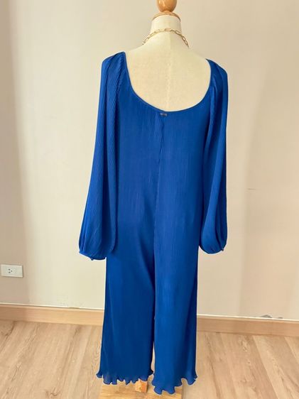Pleat Jumpsuit with gold chain accessories full body size L Lyn Around รูปที่ 6