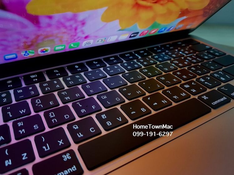 MacbookAir (Retina13-inch, 2022) M2 8-Core CPU 8-Core GPU SSD 256Gb Ram 16Gb สี Starlight ประกันยาวข้ามปี รูปที่ 8