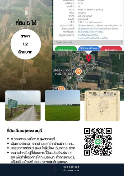 ที่ดินเมืองสุพรรณบุรี