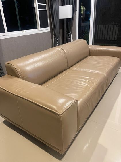 โซฟาหนังแท้  Authentic  ขนาด 215 ซม สภาพใหม่ รูปที่ 2