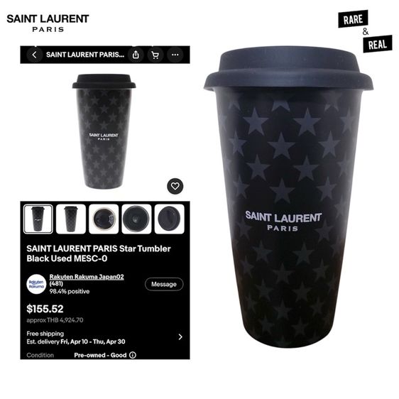 Saint Laurent Star Ceramic Tumbler