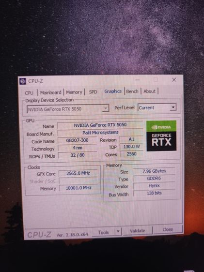 VGA PALIT GEFORCE RTX 5050 DUAL – 8GB GDDR6 รูปที่ 9