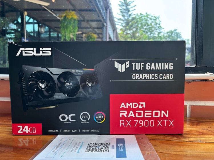 ขายการด์จอ  มหาาเทพ ASUS TUF GAMING RADEON RX 7900 XTX OC EDITION 24GB GDDR6 สภาพนางฟ้า ตัว top สุดของห่วงโซ่อาหาร