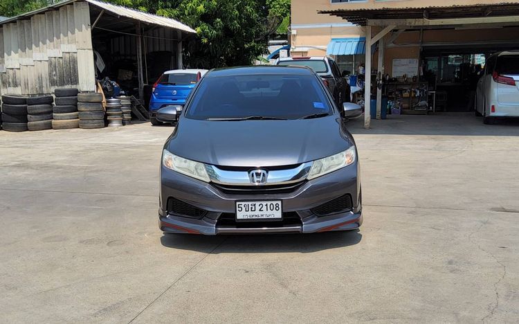 Honda City 2014 1.5 V Sedan เบนซิน ไม่ติดแก๊ส เกียร์อัตโนมัติ เทา รูปที่ 2