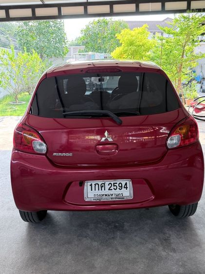 Mitsubishi Mirage 2012 1.2 GL Sedan เบนซิน ไม่ติดแก๊ส เกียร์อัตโนมัติ แดง รูปที่ 4