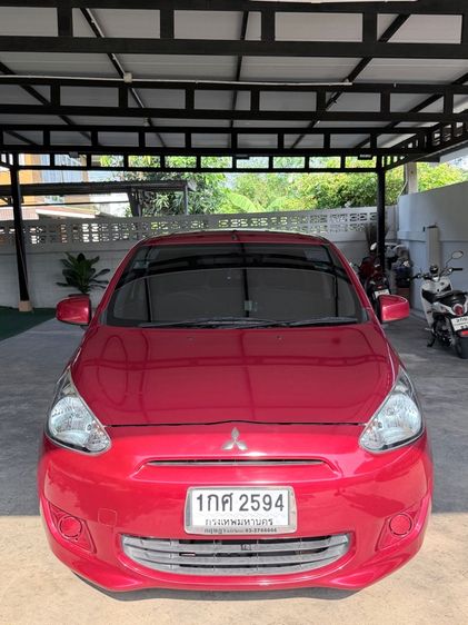 รถ Mitsubishi Mirage 1.2 GL สี แดง