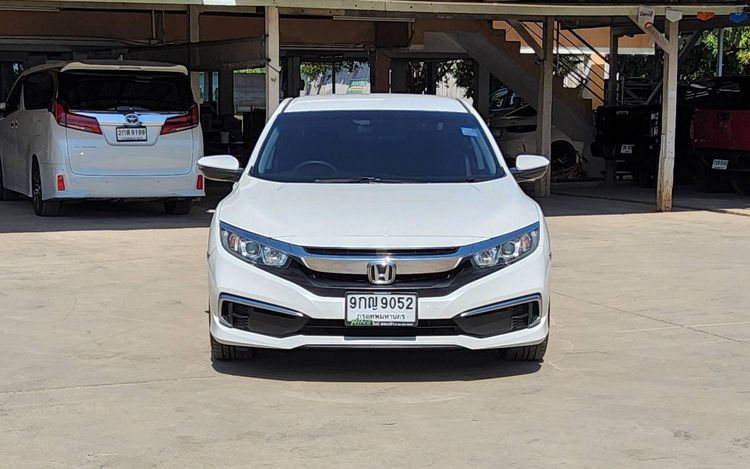 Honda Civic 2019 1.8 E i-VTEC Sedan เบนซิน ไม่ติดแก๊ส เกียร์อัตโนมัติ ขาว รูปที่ 2