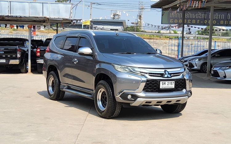 Mitsubishi Pajero Sport 2018 2.4 GT Premium 4WD Utility-car ดีเซล ไม่ติดแก๊ส เกียร์อัตโนมัติ เทา รูปที่ 3