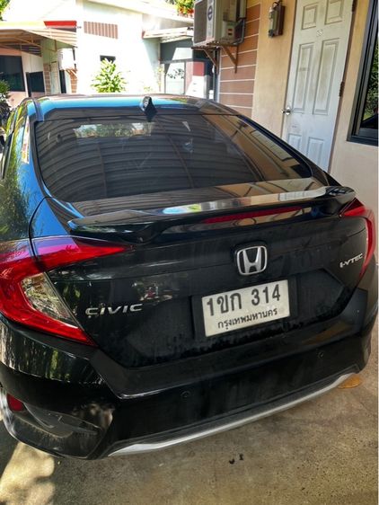 Honda Civic 2020 1.8 EL i-VTEC Sedan เบนซิน ไม่ติดแก๊ส เกียร์อัตโนมัติ ดำ รูปที่ 3