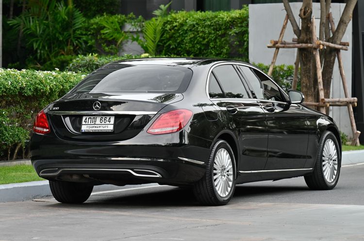 Mercedes-Benz C-Class 2015 C180 Sedan เบนซิน ไม่ติดแก๊ส เกียร์อัตโนมัติ ดำ รูปที่ 4