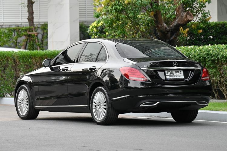 Mercedes-Benz C-Class 2015 C180 Sedan เบนซิน ไม่ติดแก๊ส เกียร์อัตโนมัติ ดำ รูปที่ 3