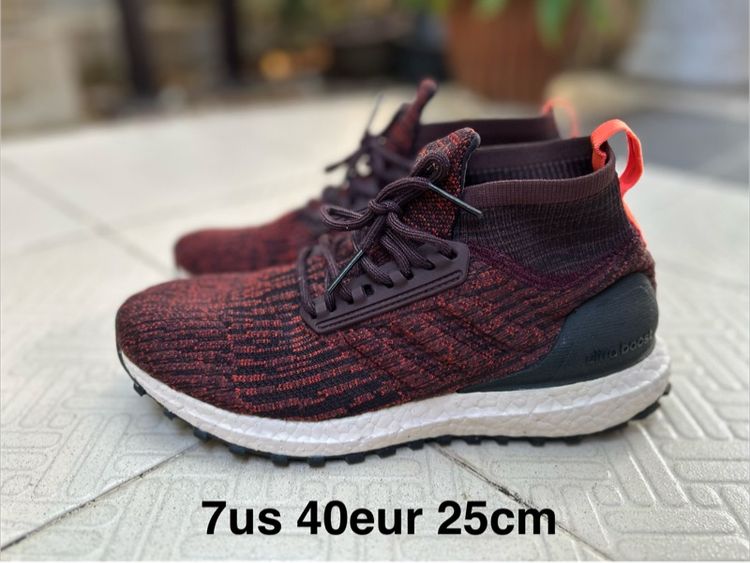 แดง ผ้า รองเท้าผ้าใบ UK 6.5 | EU 40 | US 7 รองเท้า adidas ultra boost