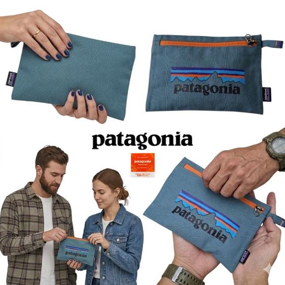 ไม่ระบุ หลากสี คอตตอน กระเป๋าถือ ยี่ห้อ Patagonia Zippered Pouch รุ่น Small Zippered Pouch