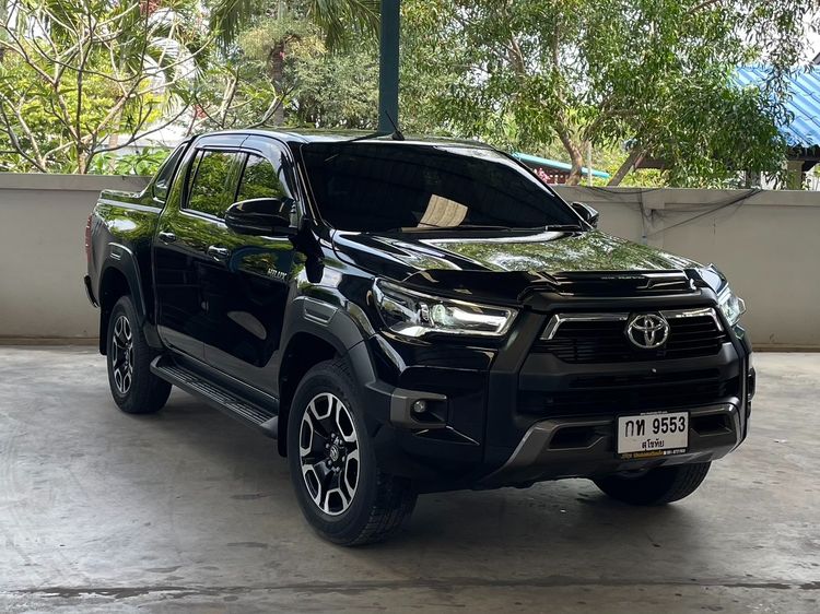 Toyota Hilux Revo 2023 Double Cab 2.4 Mid Prerunner Pickup ดีเซล ไม่ติดแก๊ส เกียร์อัตโนมัติ ดำ รูปที่ 3