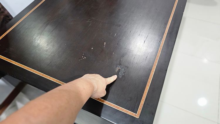 โต๊ะไม้อย่างดี ขนาด 180 × 80 × 75 รูปที่ 2