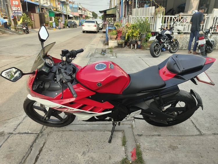 🛵ยังไงก็ขาย R15 ปี 58 เครื่องดี สีสวย สตาร์ทมือ เล่มชุดโอนครบ+เปลี่ยนถ่ายน้ำมันเครื่องฟรี ส่งฟรี30 ก.ม รูปที่ 2
