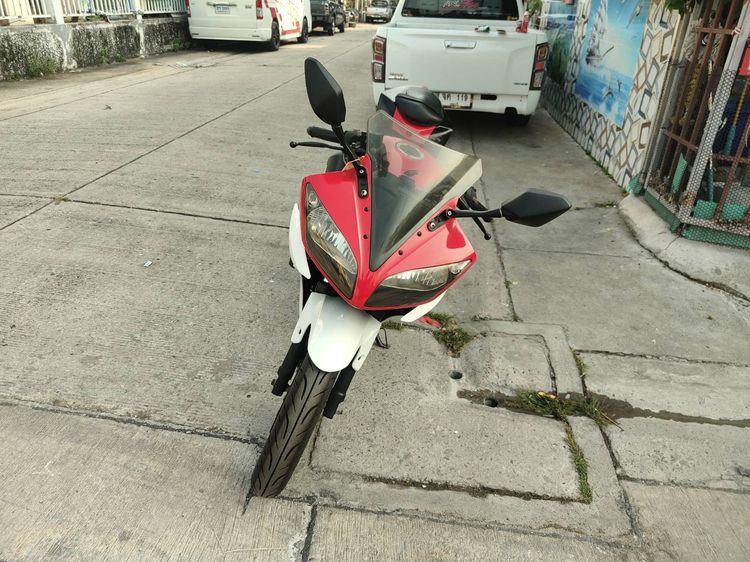 🛵ยังไงก็ขาย R15 ปี 58 เครื่องดี สีสวย สตาร์ทมือ เล่มชุดโอนครบ+เปลี่ยนถ่ายน้ำมันเครื่องฟรี ส่งฟรี30 ก.ม รูปที่ 4