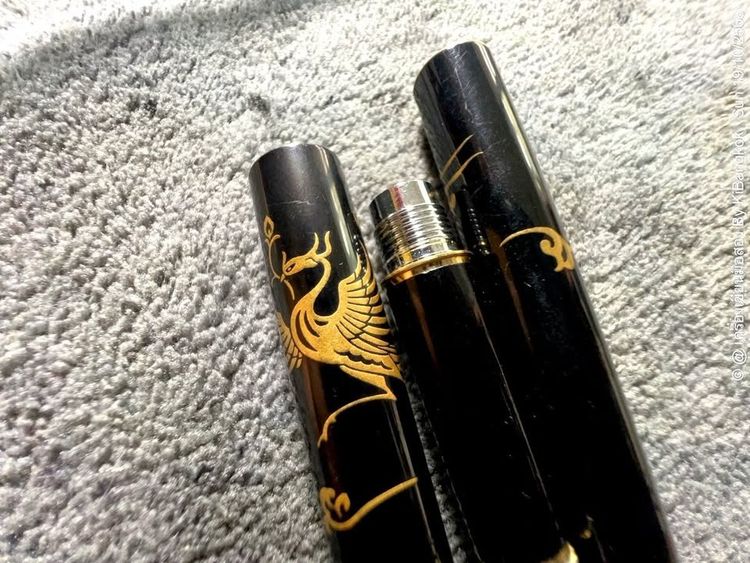 ขายปากกาหมึกซึม Pilot Maki-E KOKKOKAI Crane Vintage Fountain Pen 14K M Nib ปากกา แฮนด์เมคสไตล์ญี่ปุ่น เลอค่าสำหรับนักธุรกิจ รูปที่ 4