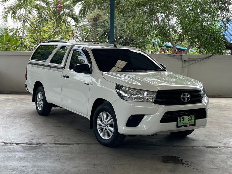 Toyota Hilux Revo 2019 2.4 J Pickup ดีเซล ไม่ติดแก๊ส เกียร์อัตโนมัติ ขาว รูปที่ 3