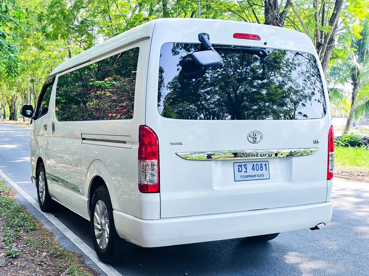 Toyota Ventury 2017 3.0 G Van ดีเซล ไม่ติดแก๊ส เกียร์อัตโนมัติ ขาว รูปที่ 4