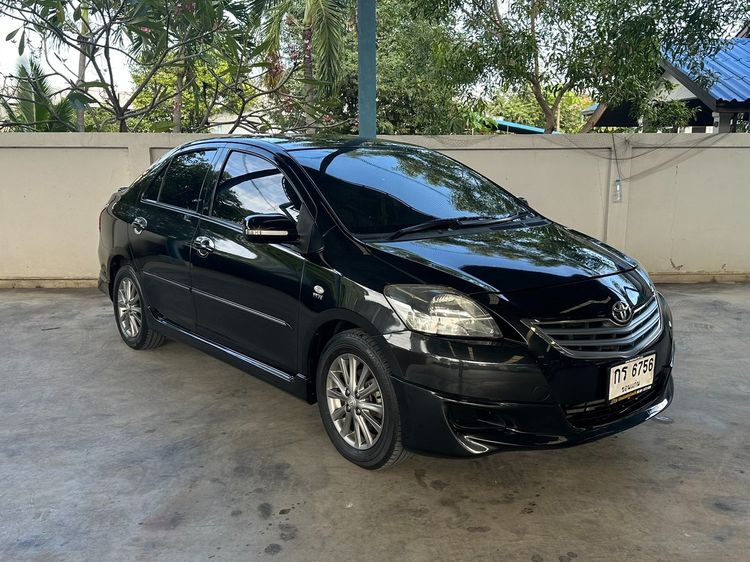 Toyota Vios 2012 1.5 E Sedan เบนซิน ไม่ติดแก๊ส เกียร์ธรรมดา ดำ รูปที่ 3