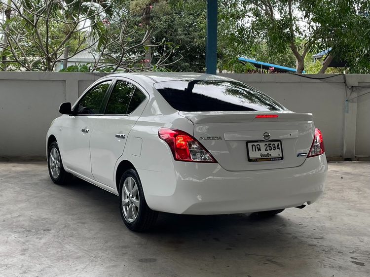 Nissan Almera 2012 1.2 V Sedan เบนซิน ไม่ติดแก๊ส เกียร์อัตโนมัติ ขาว รูปที่ 4