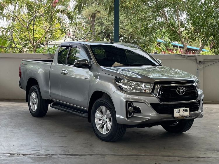 Toyota Hilux Revo 2019 2.4 J Plus Prerunner Pickup ดีเซล ไม่ติดแก๊ส เกียร์ธรรมดา เทา รูปที่ 3