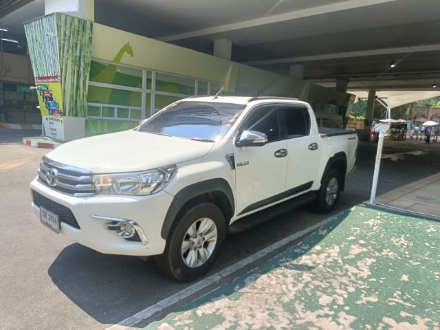 Toyota Hilux Revo 2015 2.4 E Prerunner Pickup ดีเซล เกียร์อัตโนมัติ ขาว รูปที่ 2