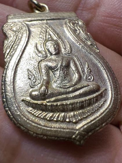 เหรียญพระพุทธชินราชอินโดจีน บล็อคสระอะขีด กะไหล่เงิน รูปที่ 8