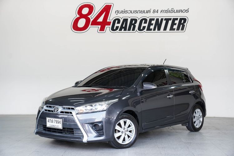 Toyota Yaris 2014 1.5 G Sedan เบนซิน ไม่ติดแก๊ส เกียร์อัตโนมัติ เทา รูปที่ 2