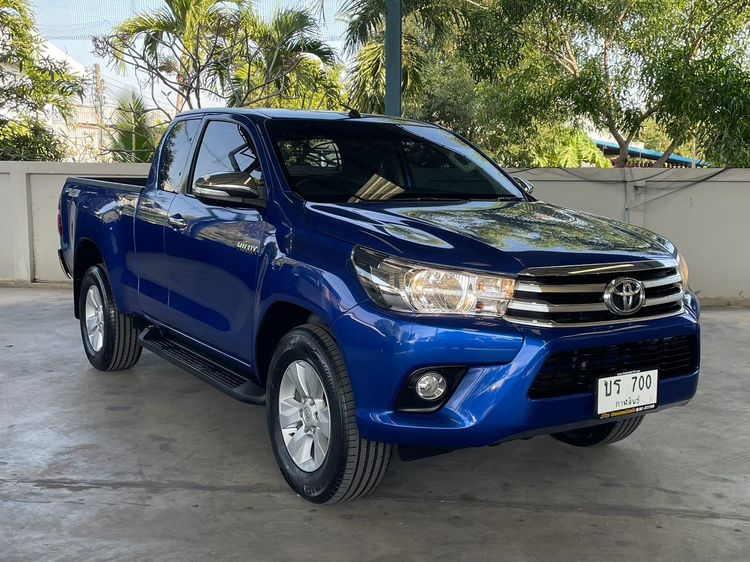 Toyota Hilux Revo 2016 2.4 E Prerunner Pickup ดีเซล ไม่ติดแก๊ส เกียร์ธรรมดา น้ำเงิน รูปที่ 3