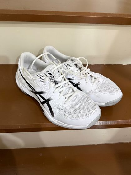 ผู้ชาย ขาว รองเท้าแบดมินตัน Asics รองเท้าแบด Asic Gel Rocket 12