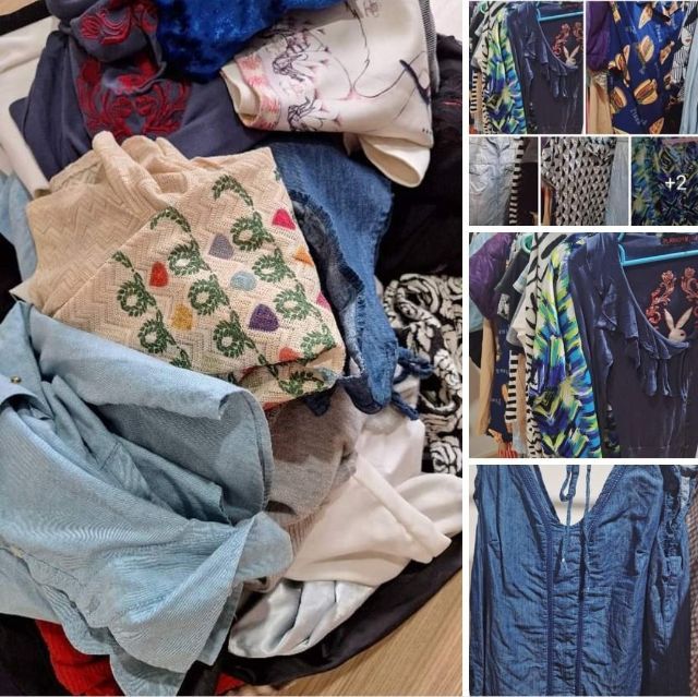 เสื้อผ้ามือสองสภาพดีพร้อมใส่มีจำนวนมากมาดูก่อนได้ตัวละ 20 ญี่ปุ่นเกาหลีจีนไทยป้ายแบรนด์เสื้อผ้าพร้อมขาย รูปที่ 3