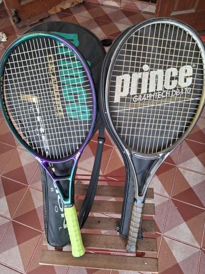  ไม้เทนนิสมือสองยี่ห้อPRINCEรุ่นPRECISION 700plและGRAPHTECH DB110 รูปที่ 5