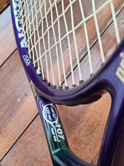  ไม้เทนนิสมือสองยี่ห้อPRINCEรุ่นPRECISION 700plและGRAPHTECH DB110 รูปที่ 7