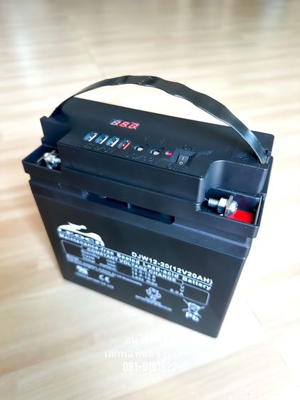 ชุดไฟแบตเตอรี่ สำรอง แคมป์ปิ้ง (ของใหม่)  ขนาดแบตเตอรี่  12 V  20AH แอมป์ ของแท้  รูปที่ 4