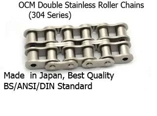 จำหน่ายโซ่สแตนเลส โซ่สายพานลำเลียง ยี่ห้อ OCM 