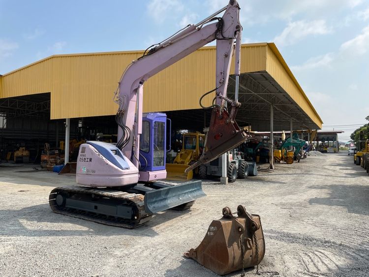 รถแบคโฮ SUMITOMO รุ่น SH75U-2  ขนาด 7.5 ตัน  มีหัวกระแทกและบุ้งกี๋ รถเก่านอกนำเข้า รูปที่ 8