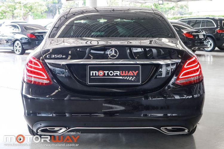 Mercedes-Benz C-Class 2017 C350 Sedan ปลั๊กอินไฮบริด (PHEV) เกียร์อัตโนมัติ ดำ รูปที่ 4