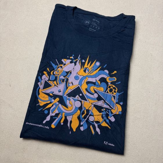 เสื้อยืด Adobe Size XXL