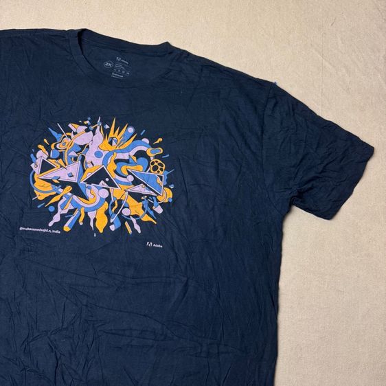 เสื้อยืด Adobe Size XXL รูปที่ 4